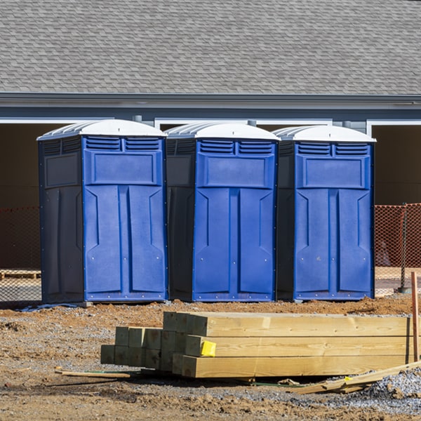 how do you dispose of waste after the porta potties have been emptied in Harlem MT